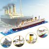 Vortalia Real Hobby Series Titanic Ship Building Blocks Set, Titanic Luxury Cruise Ship, Assembly Kit, Gift for Birthdays and Christmas, Boys, Girls,