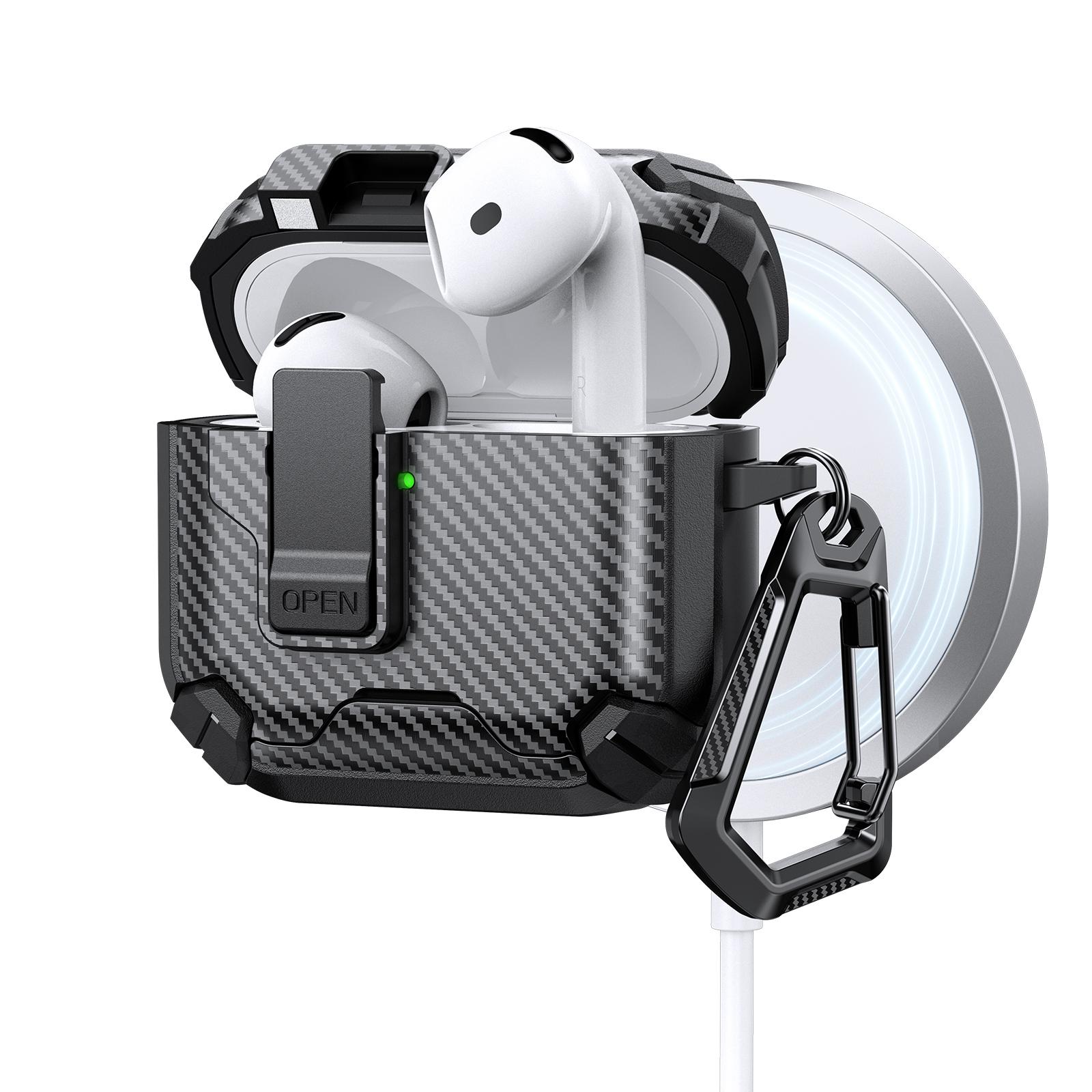 

Чехол-подставка для телефона для чехла AirPods 4-го поколения Магнитный автоматический замок с набором для чистки Ударопрочный защитный чехол для AiPods 4 For Airpods 4 Case