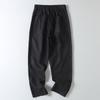 Foreign Trade Surplus Summer Ramie Long Pants Basic Simple High-Waisted Casual Pants Thin Breathable Elastic Waist Cotton-Linen Pants