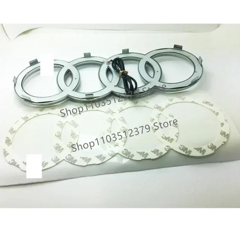 6s Car LED Front Grille Logo Lamp Static White Light 249 273 285mm For 6s A3 A4 A5 A6 A7 A8 S3 S4 S5 S6 S7 Q3 Q5 Q7 TTs6