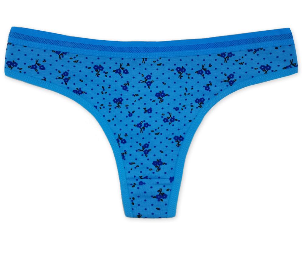 Ženy Sexy G-String Potisk Tanga Dámské Kalhotky Spodní prádlo Kalhotky Módní Kalhotky Spodní kalhotky Spodní prádlo 6 ks/šarže