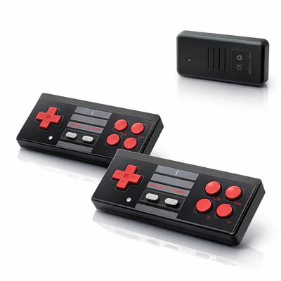 Grigioy Masterpieces Retro Console with AV 2 Wireless 600 Support Classic Revived Output, Controllers, Built-in Games, 2-player