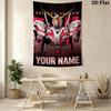 Name Custom Gundam Wall Tapestry Aesthetic Wall Hanging Printed Fabric Blanket Decorative Tapestries for Bedroom Living Room Home Decor