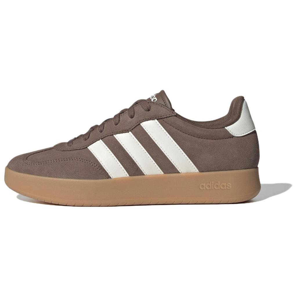 Adidas Barreda Casual Comfortable Versatile Durable Low-Top Skate Shoes Men Sneakers Brown JQ1699