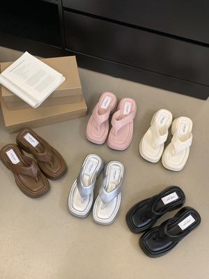 Sommermode 2025 Dicksohlige Riemchensandalen Damen Schuhe Tragen Vielseitige Höhenzunahme Internet-Berühmtheit Strand Muffin-Sandalen