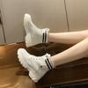New Round Toe Cross Strap Fashion Women's Shoes Wear-resistant Comfortable Elegant Casual Ankle Boots Chaussure Femme