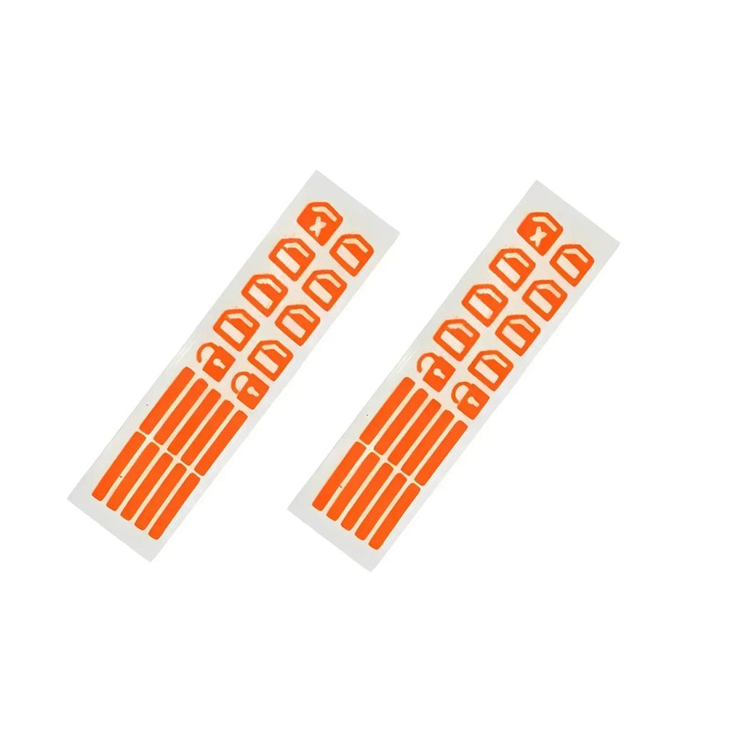 Car Window Button Colorful Luminous Sticker Car Window Lifting Switch Night Fluorescent Decal Car Interior Glow Reminder Sticker
