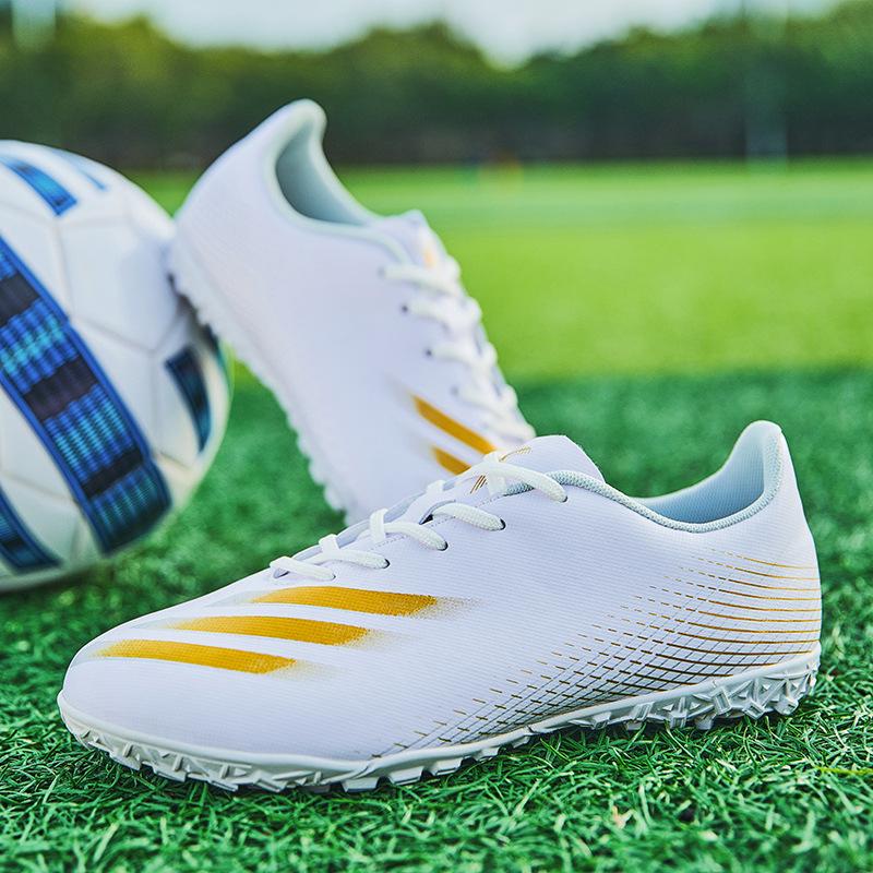 Cristiano Ronaldo Messi football boots, teenagers and students long spikes and nails competition training sneakers 36