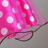 [CQDY] Transform Into a Minnie Mouse-esque Princess Dress (Children's Dress + Headband) 2-Piece Set, Polka Dot Minnie-Style Cosplay, Girls' Dress,