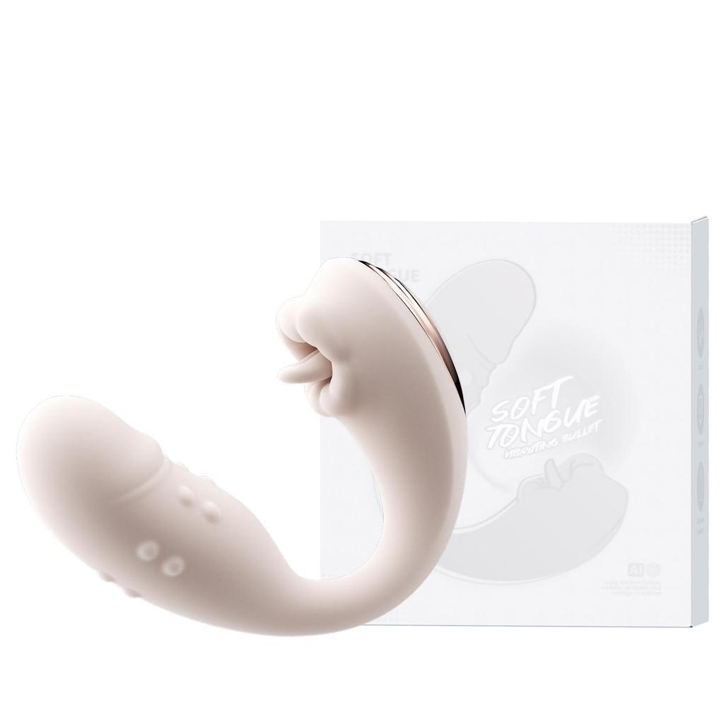 Laolusi Clitoral Stimulator: Crispy Tongue-Licking Vibrator for Women's Pleasure