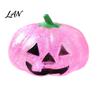 Boredom Relief Pumpkin Toy 1/4Pcs Halloween Stress Toy, Smiling Head Squeeze Festive Party Supplies Clear Glitter Office Desk for Relieve Anxiety