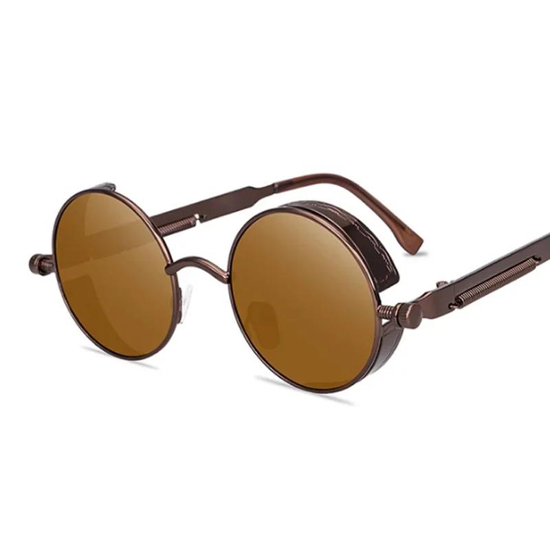 Steampunk Glasses New Fashion Round Sunglasses Europe and The United States Retro Glasses Trend Men and Women Models Sunglasses