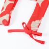 Marimekko Knitted Mini Tote Bag, Unikko Coral Red, 94145 094145 380, Scandinavian Design [Product]