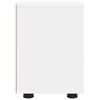 White Nightstand with Drawers 30.5 x 30 x 43 cm Particleboard