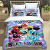 Animali Sorridenti CATNAP DOGDAY Set Biancheria da Letto Copripiumino Morbido Con 1/2 Federe Per Bambini Adulti Copripiumino in Microfibra