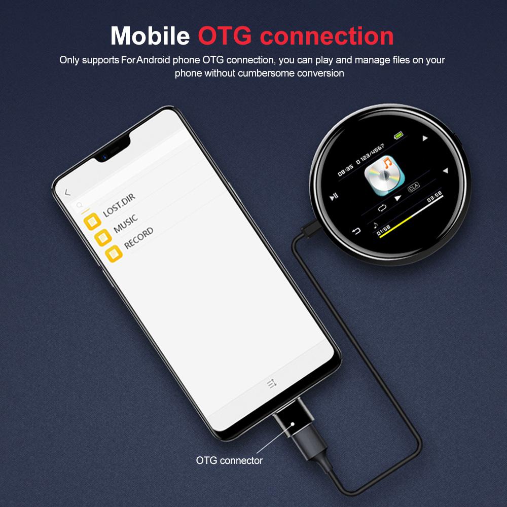 M20 Multifunction Bluetooth-compatible Mp3 Player Speaker Touch Screen Mp3 E-book Video Audio Playback Recorder For Android Otg