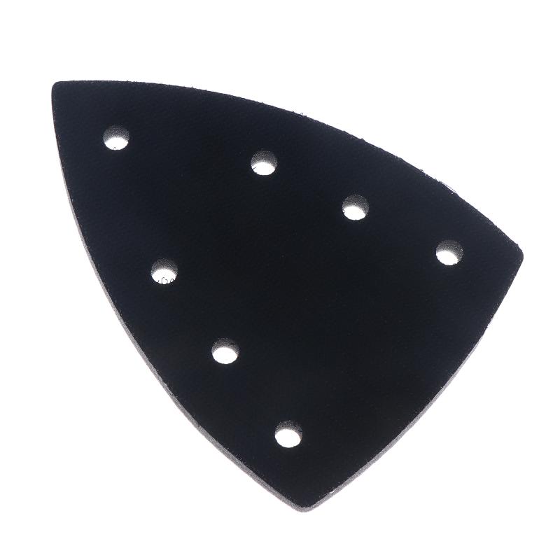 Dreieckige Schleifpads Schleifpad Stützteller Schaumstoff-Schleifpad 7-Loch Schleifpapier Trägerplatte Für Schleifmaschine Schleifwerkzeuge