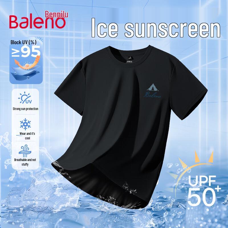 Baleno Men s Cooling Quick-Dry UPF50+ UV Protection Short Sleeve T-Shirt XL