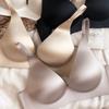 Luxury Seamless Women Underwear Sexy Deep V Push Up Bras Oilcloth Silk Fabric Comfort Soft Lingerie Adjustable Strap W Support