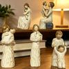 Yousheng Mother Daughter Figurine, Hand-Carved Resin Memorial Statue, Mom Birthday Gift from Daughter, Sentimental Birthday Gift for Mother, Sculpture