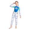 Kids Full-Body Neoprene Wetsuit Diving Swimming UV Protection Warmth Long Sleeve Unisex Child Dive Suit