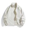 25 Autumn and Winter New Jacket Men's Casual Jacket Stand-up Collar Fashion Jacket Couple Contrasting Colors Trend Versatile