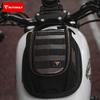 Bolsa Magnética para Tanque de Moto Motowolf Expansível Impermeável Couro Retrô Pacote para Tanque de Combustível de Moto Viagem de Turismo