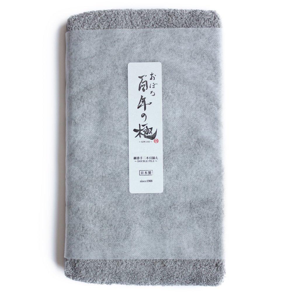 

Полотенце Oboro Hyakunen Kiwami Полотенце для лица, сделано в Японии, хлопок, 100% (Серый)