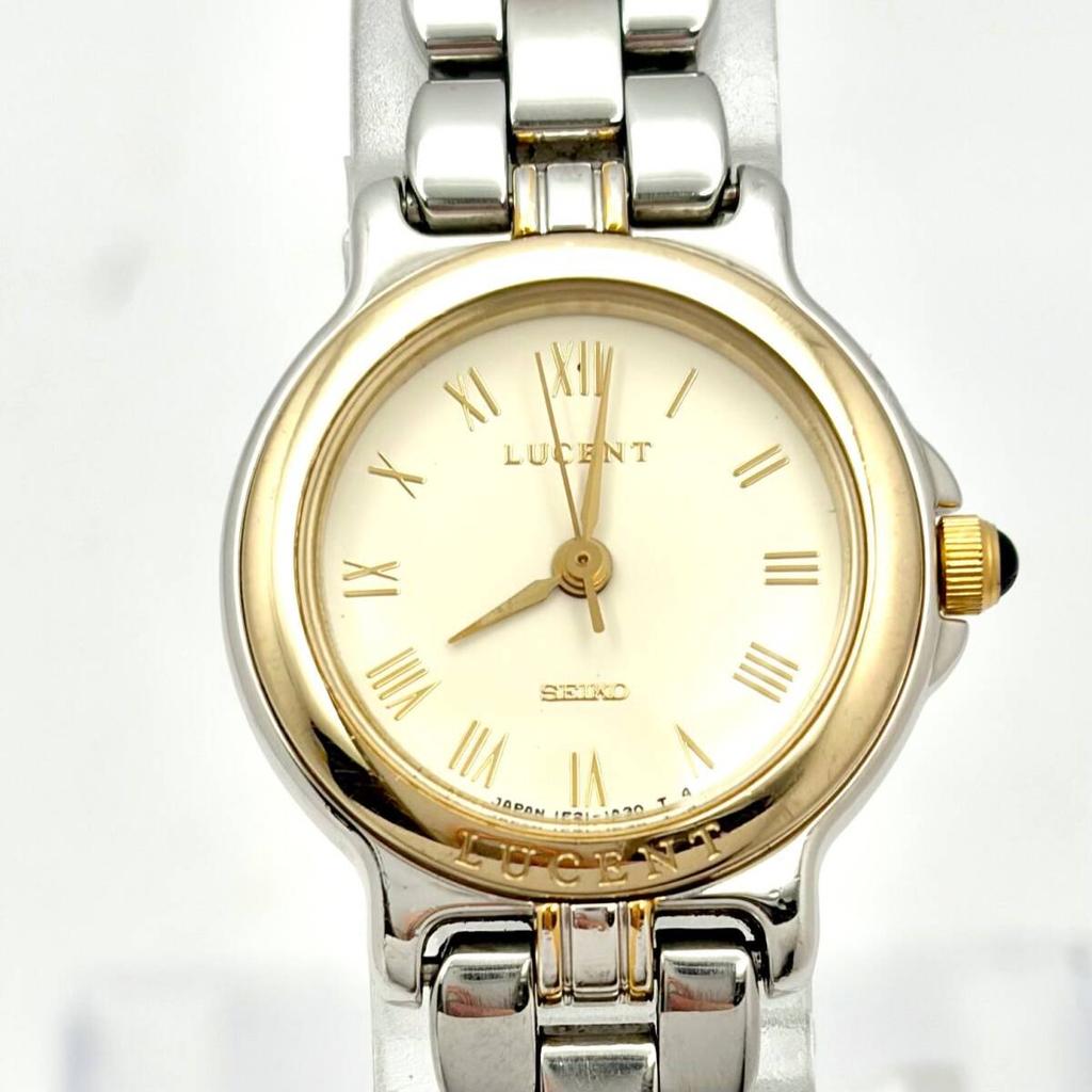 SEIKO Lucent Watch Roman 880303 [New Battery] Ladies' 1F21-0G80