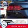 Für VW Volkswagen Jetta MK5 Golf 1 Stück 3D Auto Kofferraumaufkleber R Logo Auto Dekoration Aufkleber Zubehör Für Volkswagen VW GOLF Polo