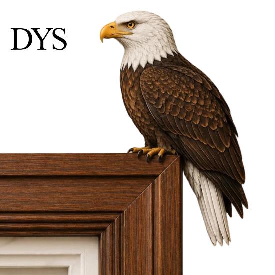 Wooden Bird Door Frame Decor Topper Decor, Adorable Shape Corner Statue, Handcrafted Wood Sign, Woodland Natural Charm Home Accessories Art