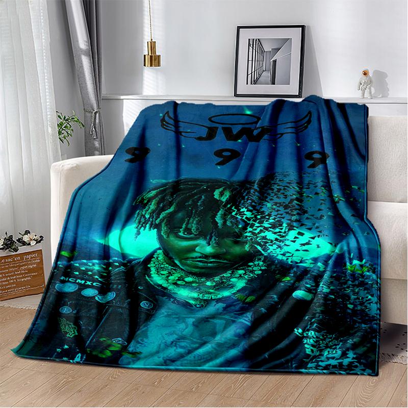3D Print Juice WRLD 999 Legend Rapper Album Blanket,Soft Throw Blanket for Home Bedroom Bed Sofa Travel Picnic Cover Kid Gift