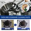 Stainless Steel Cleaning Paste Oil Rust Stain Remover Cream Kitchen Range Hood Pot Cookware Cleaner for Deep Cleansing Tasks