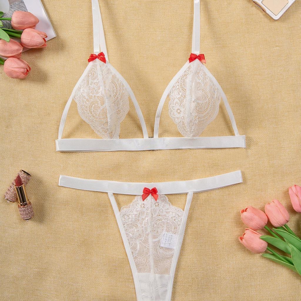 Europe and America Explosive Sexy Underwear Set Small Size Hot Bra Set Fun