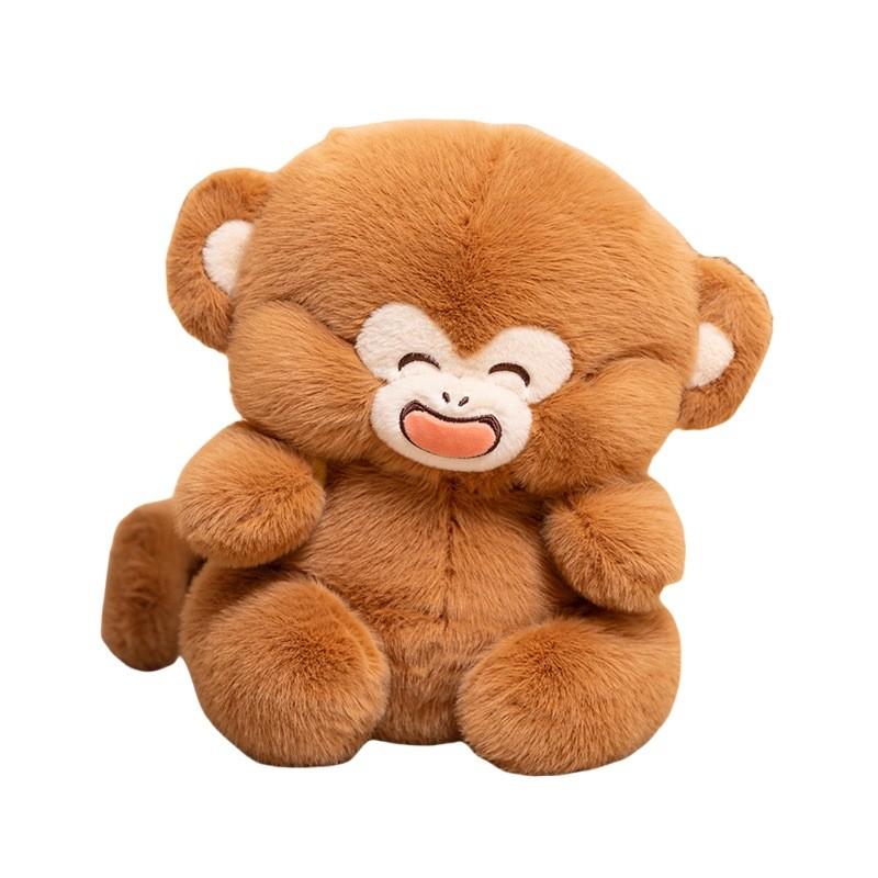 Monkey Cuddly Endearing Stuffed Animal With Long Fur Perfect For Kids Toy Plush