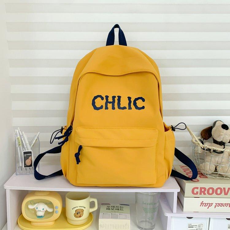 Schoolbag Schoolbag Japanese Ins High Value Simple Light Leisure Large Capacity Versatile Junior High School Student Backpacka