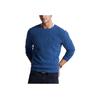 Polo Ralph Lauren FW22 Cable Knit Pullover Crew Neck Long Sleeve Sweater Men Sweater Blue MNPOSWE16821261-400