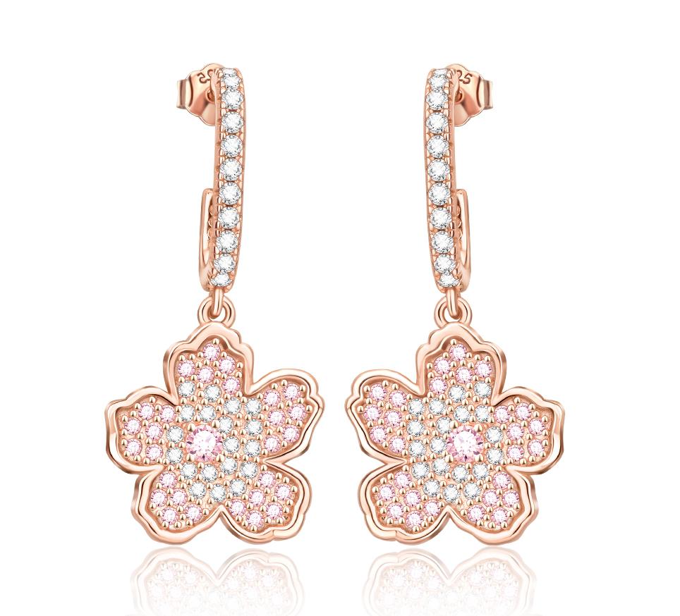 925 Silver Cute Shiny Stud Earring Bow Flower Unicorn Heart Shell Feather Fit Fashion Fine Jewelry Gift for Women