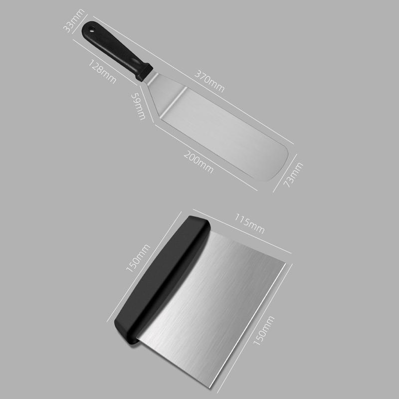 13PCS BBQ Werkzeuge Set Schaufel Werkzeug Edelstahl Steak Schaufel Kochen Schaufel Pinsel Kombination Set