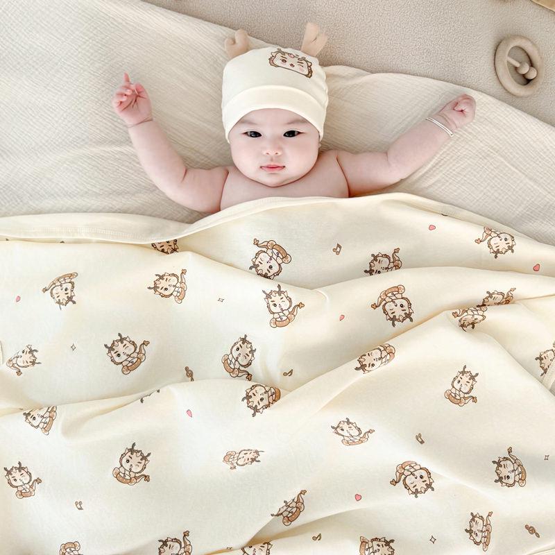 Pure Cotton Newborn Baby Swaddle Blanket - Class A Wrapping Cloth for Delivery Room