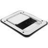 Stainless Steel Toolbox Handle Latch Concealed Panel Lock For Trailer Rv Utv Atv Utility Vehicle Push-To-Lock Mechanism
