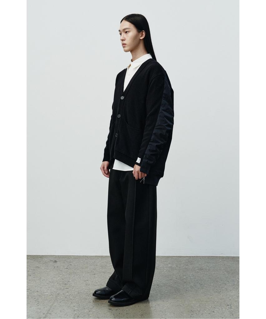 RECODE Raw Edged Wide Bonding Pants Rkpaw25615Bkx