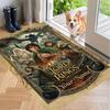Custom Name The Hobbit Crystal Velvet Floor Rug Personalized Text Soft Carpet Home Decor