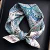 100% Mulberry Silk Scarf Women Square Neck Hairband Shawls Foulard Scarves Pashmina Neckerchief Female Hijab Kerchief Écharpe