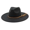 Vintage Wool Felt Fedora Hat With Wide Brim For Outdoor Travel And Casual Wear