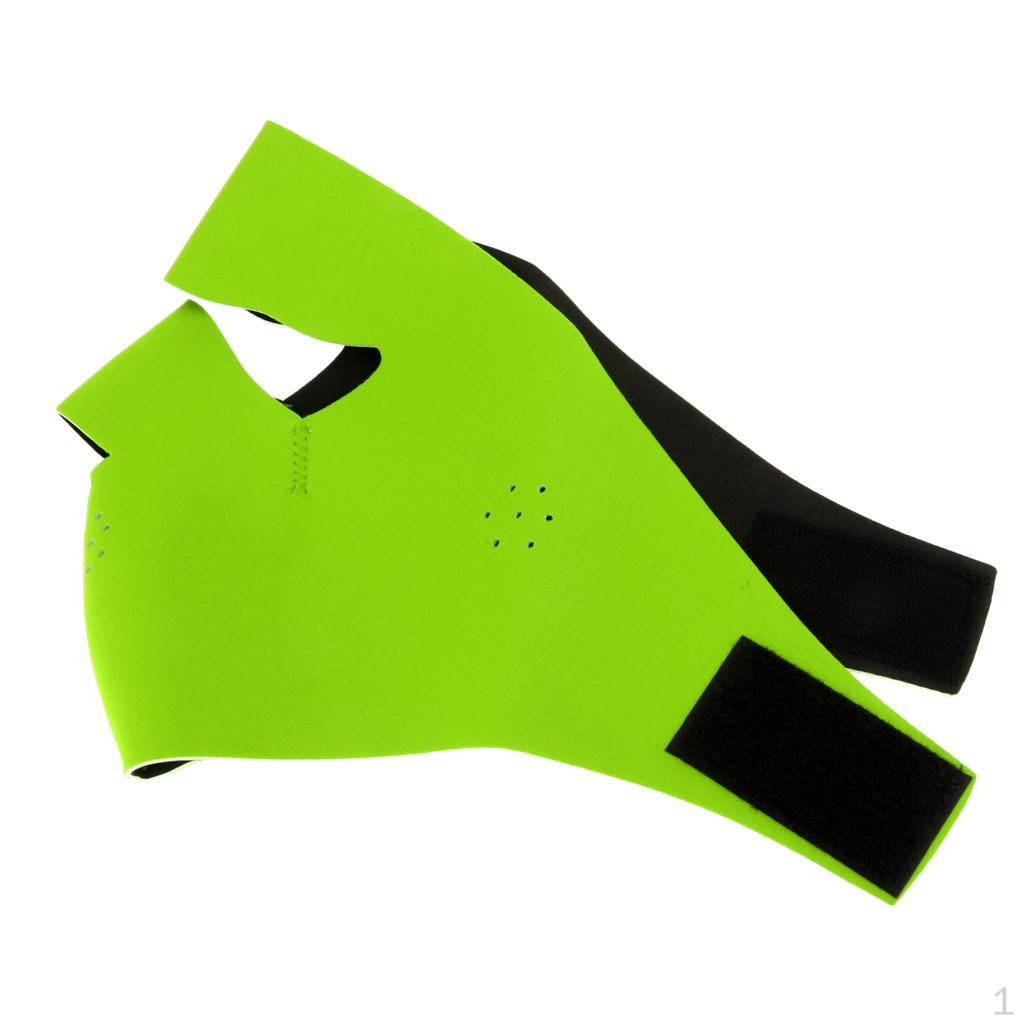 Elastic Cycling Half Mask Filter Neoprene Running Ski Mouth зелёный