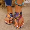 Women Slippers Bohemian Flower Pattern Sandals Casual Lightweight Shoes Flip Flops Big Size Slippers Home Slides Women