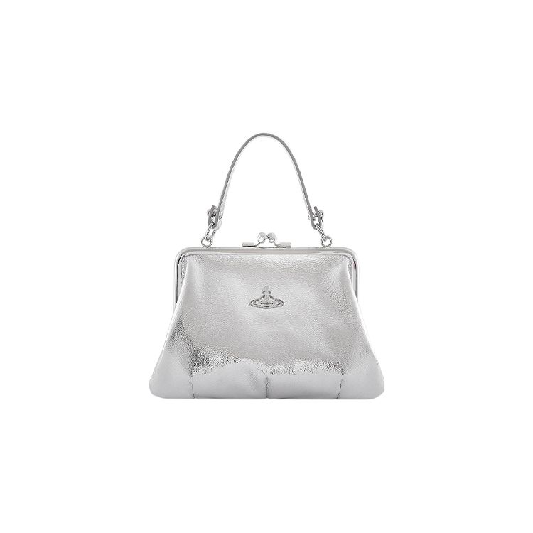 

Vivienne Westwood Queens Planet Logo Detachable Chain PU Dumpling Bag Handheld Shoulder Crossbody Wallet Women bags Silver 52020003W00HKQ401 Shopping Bag Set(Basic Set+Shopping Bag)