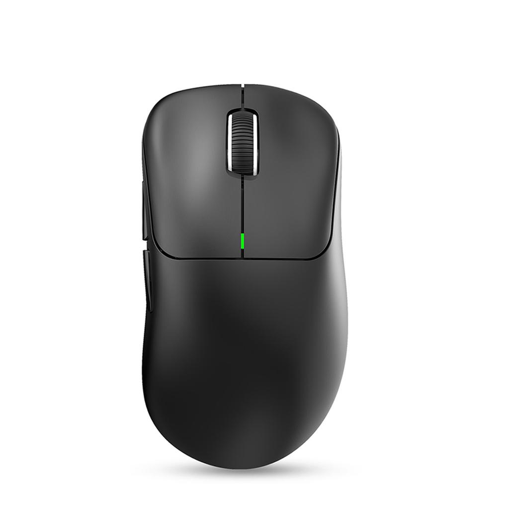 Three Mode Gaming Mouse Wired 2.4G BT5.3 10000 DPI Wireless Gaming Mouse with Mouse Sticker Black