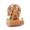 Carousel Music Box Wooden Christmas Ornament Rotary Train Musical Box Home Decoration Accessories For Birthday Gifts Valentine'